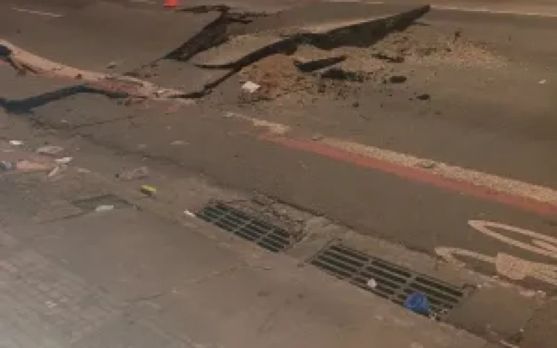 Rua da Consolação, no centro de São Paulo, é interditada após explosão