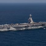 Porta-aviões nuclear USS Gerald R. Ford da Marinha dos Estados Unidos