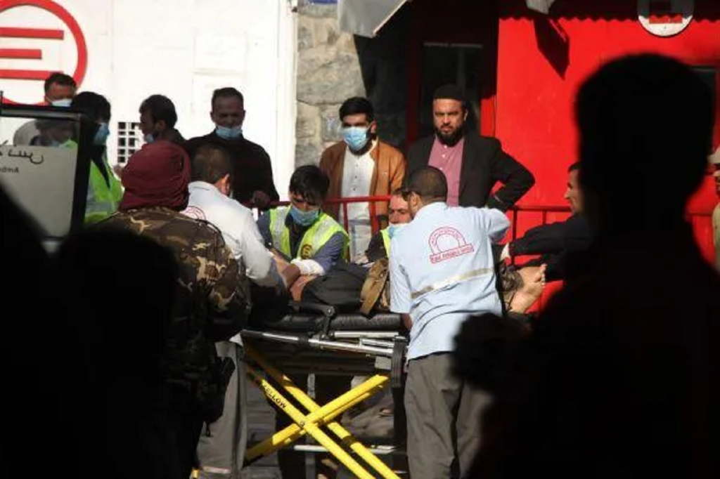 Civis afetados por ataque em Kabul