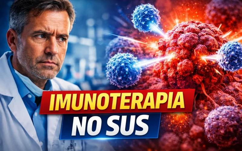 Sistema imunológico Fightendo células cancerígenas com imunoterapia