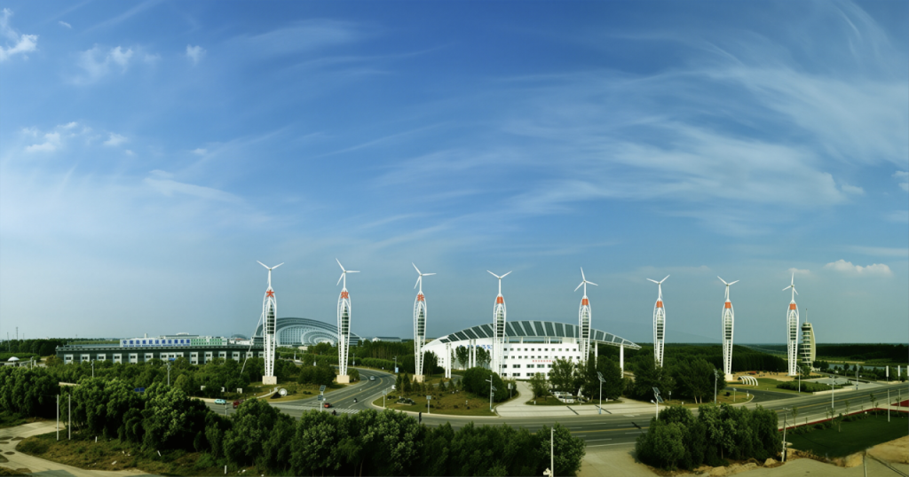 Parque solar no oeste da China conectado à rede elétrica nacional