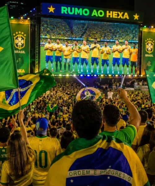 35% dos brasileiros já acreditam no hexa: confiança na Seleção cresce antes da Copa de 2026