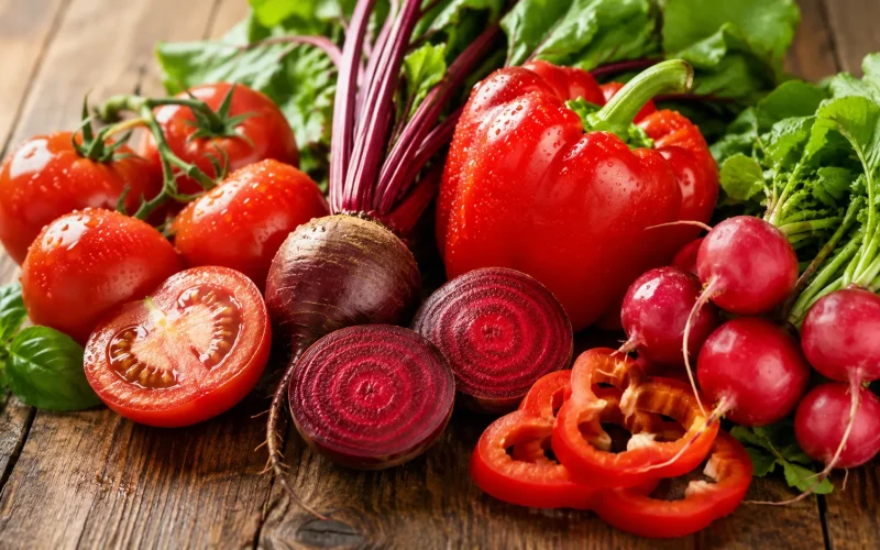 Legumes vermelhos ricos em antioxidantes que ajudam a proteger o coração e a saúde da pele