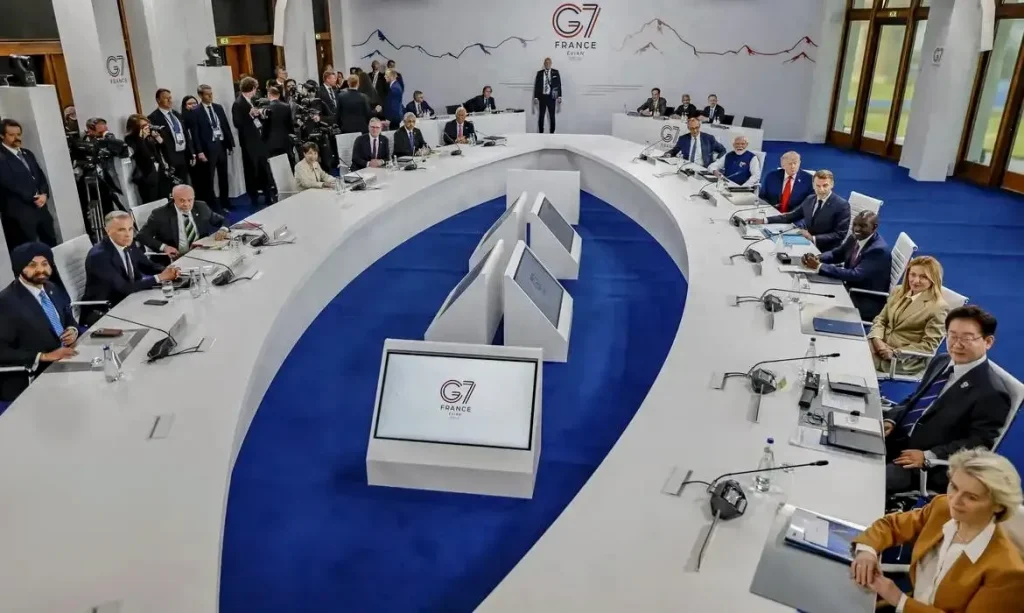 Presidente Lula discursa na Cúpula do G7 2026 em Évian, França, sobre combate ao narcotráfico