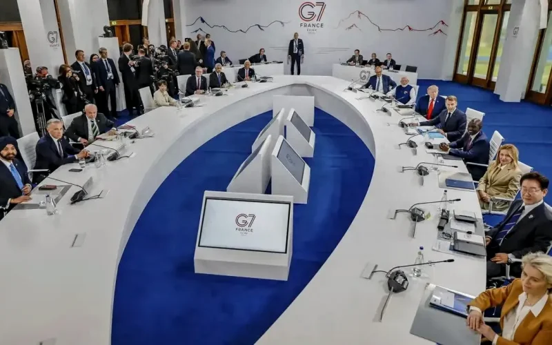 Presidente Lula discursa na Cúpula do G7 2026 em Évian, França, sobre combate ao narcotráfico