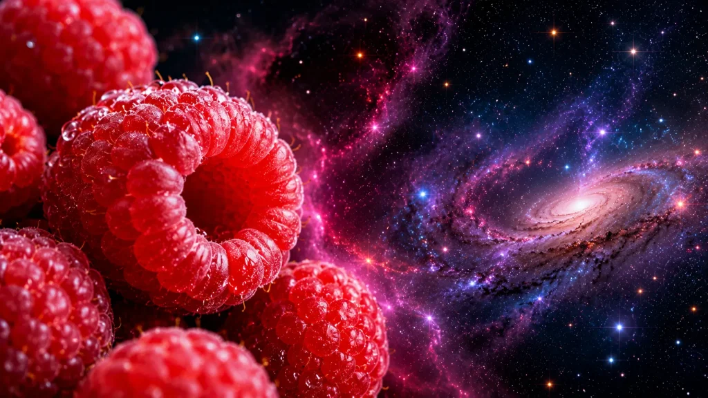 Framboesas contêm o mesmo açúcar, eritrulose, encontrado no espaço