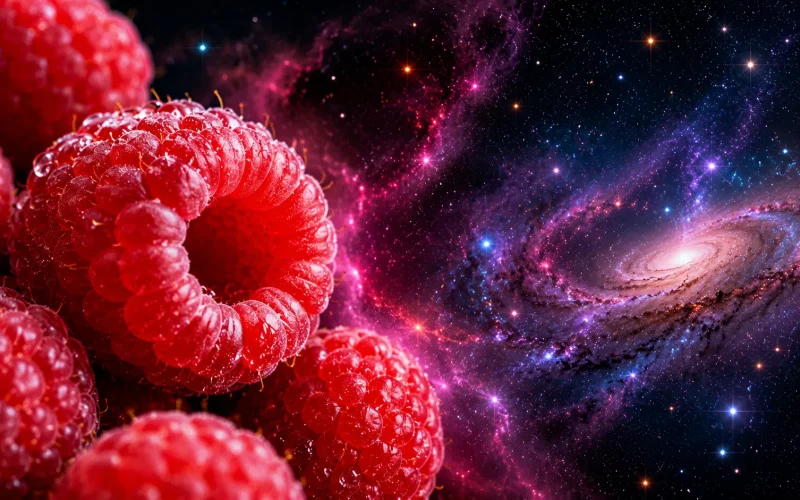 Framboesas contêm o mesmo açúcar, eritrulose, encontrado no espaço